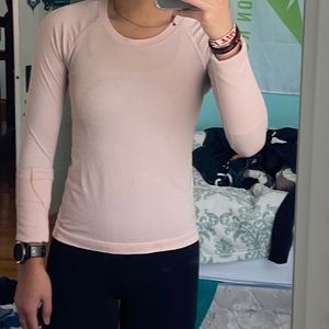 Lululemon Swiftly rech 2.0 Race length Long sleeve pink Mist